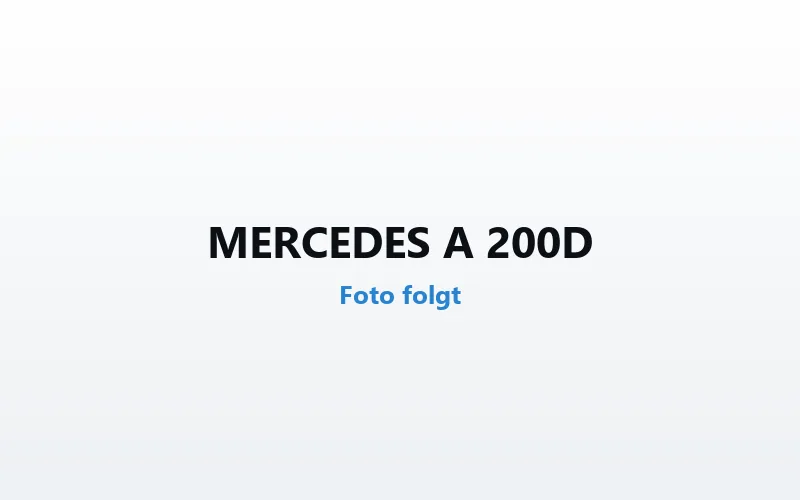 Mercedes A 200d