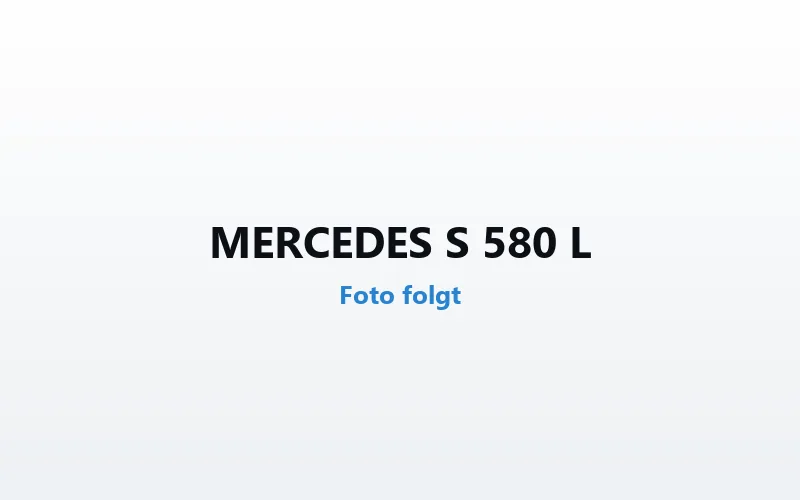 Mercedes S 580 L