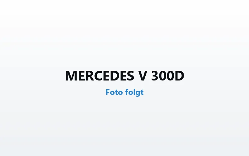 Mercedes V 300d