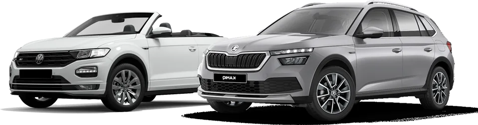 VW T-Roc Cabriolet und Škoda Kamiq